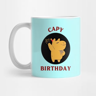 Capy Birthday | Capybara Pun Mug